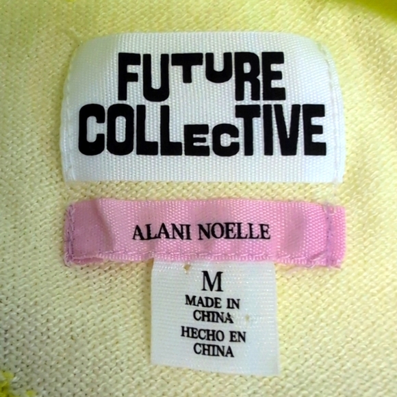 Future Collective x Alani Noelle abstract crew neck sweater green size Medium - Picture 6 of 7